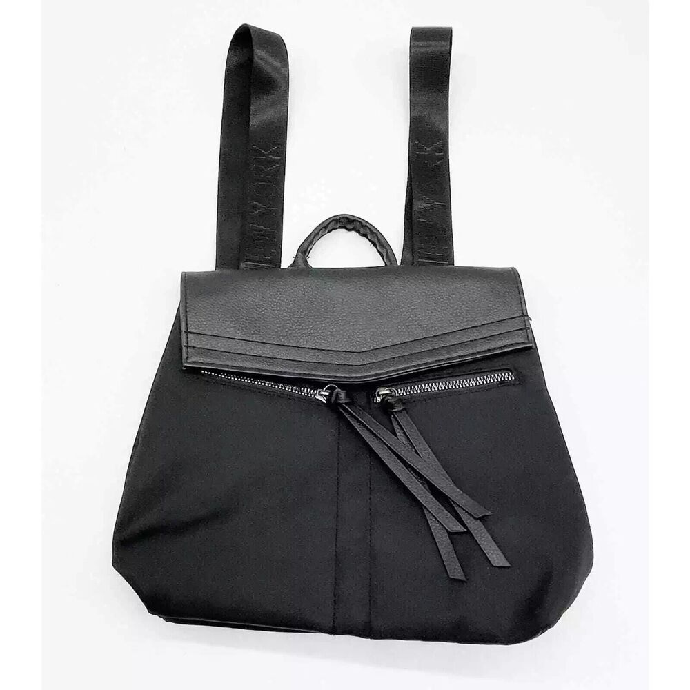 Botkier New York  Trigger Nylon Small Black Backpack Top Handle Bag
